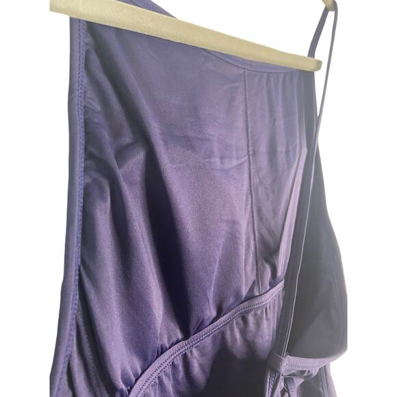 Andie Swim The Paloma One Piece Long Torso Swimsuit Navy Blue Size Medium Tall - Picture 6 of 8